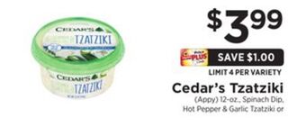 ShopRite Tzatziki offer
