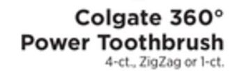 ShopRite 360° power toothbrush offer