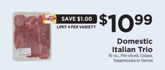 ShopRite Domestic italian trio offer
