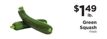 ShopRite Green squash offer