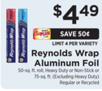 ShopRite Wrap aluminum foil offer