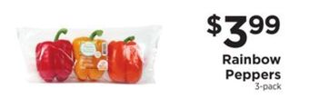 ShopRite Rainbow peppers offer