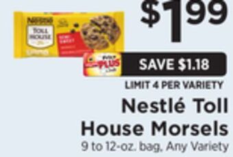ShopRite Toll house morsels offer