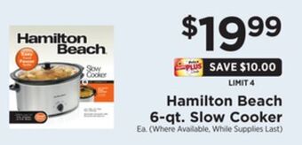 ShopRite 6-qt. slow cooker offer