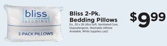 ShopRite 2-pk. bedding pillows offer