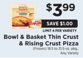 ShopRite Thin crust & rising crust pizza offer