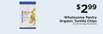 ShopRite Organic tortilla chips offer
