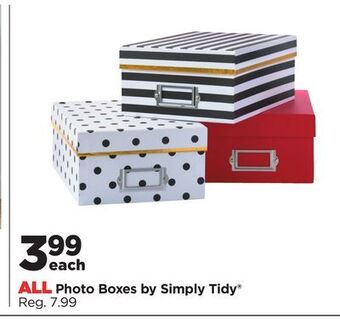 Michaels All photo boxes by simply tidy® offer