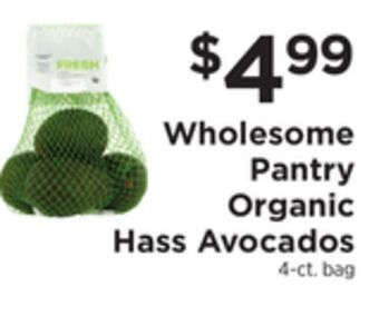 ShopRite Organic hass avocados offer