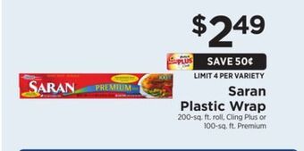 ShopRite Plastic wrap offer