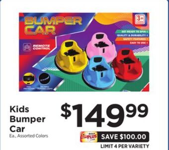 ShopRite Kids bumper car offer
