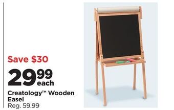 Michaels Creatology™ wooden easel offer