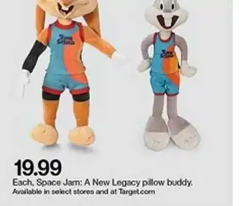 Target Space Jam : A New Legacy Pillow Buddy offer