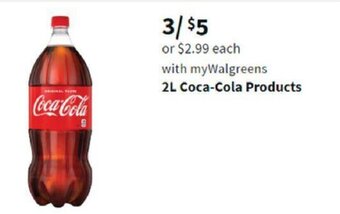Walgreens 2L Coca-Cola Products offer