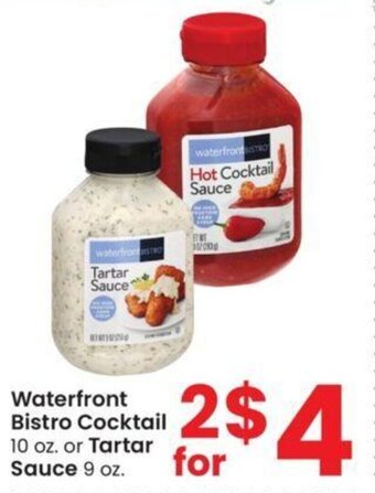 Albertsons Waterfront Bistro Cocktail 10 oz. or Tartar Sauce 9 oz. offer