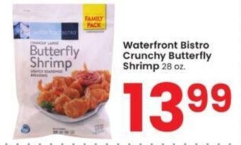 Albertsons Waterfront Bistro Crunchy Butterfly Shrimp 28 oz. offer