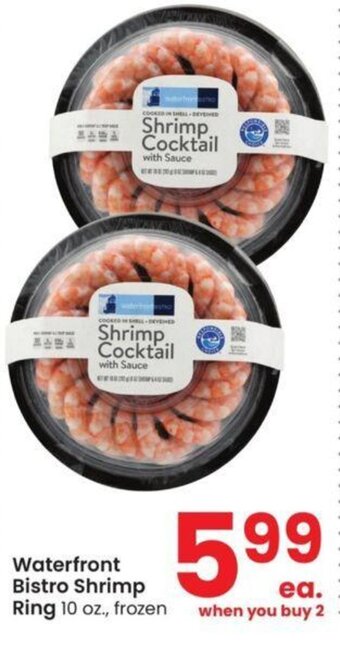 Albertsons Waterfront Bistro Shrimp Ring 10 oz. offer