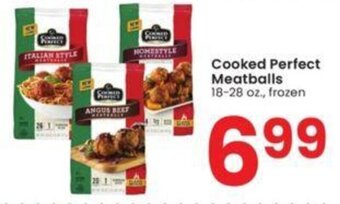 Albertsons Cooked Perfect Meatballs 18-28 oz. offer