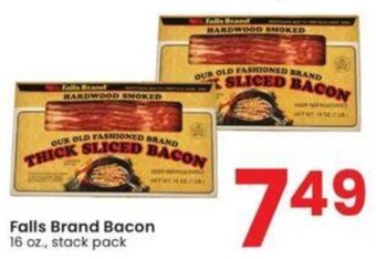 Albertsons Falls Brand Bacon 16 oz. offer