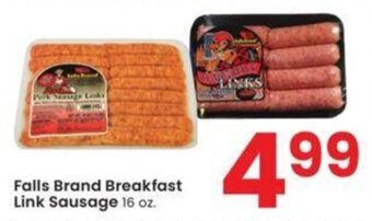 Albertsons Falls Brand Breakfast Link Sausage 16 oz. offer