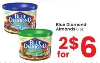 Albertsons Blue Diamond Almonds 6 oz. offer