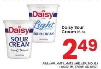 Albertsons Daisy Sour Cream 16 oz. offer