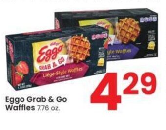 Albertsons Eggo Grab & Go WAffles 7.76 oz. offer