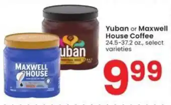 Albertsons Yuban or Maxwell House Coffee 24.5-37.2 oz. offer