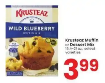 Albertsons Krusteaz Muffin or Dessert Mix15.4-21 oz. offer