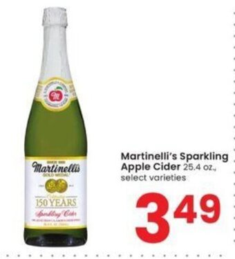 Albertsons Martinelli's Sparkling Apple Cider 25.4 oz. offer