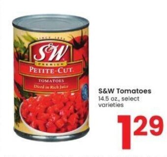 Albertsons S&W Tomatoes 14.5 oz. offer