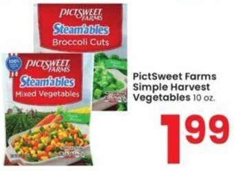 Albertsons PictSweet Farms Simple Harvest Vegetables 10 oz. offer