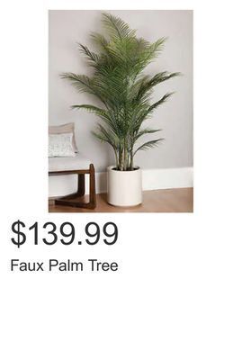 Costco Faux palm tree offer