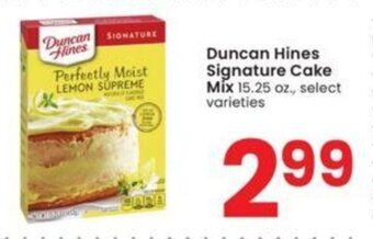 Albertsons Duncan Hines Signature Cake Mix 15.25 oz. offer