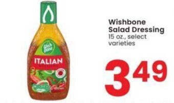 Albertsons Wishbone Salad Dressing 15 oz. offer