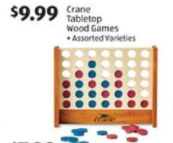 Aldi Crane Tabletop Wood Games offer
