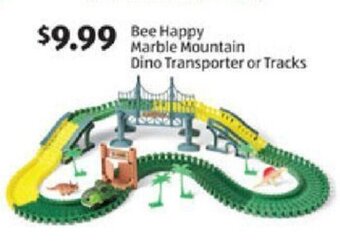 Aldi Bee Happy Marble Mountain Dino Transporter or Tracks offer