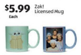 Aldi Zak! Licensed Mug offer