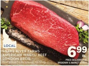 Albertsons Snake River Farms American Wagyu Beef London Broil offer