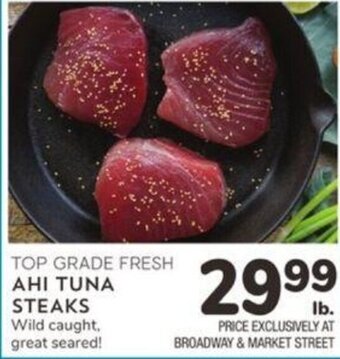 Albertsons Ahi Tuna Steaks offer