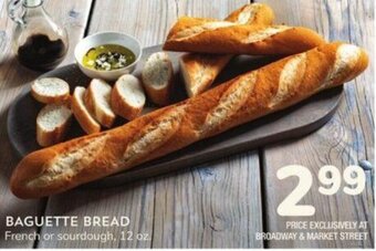 Albertsons Baguette Bread offer