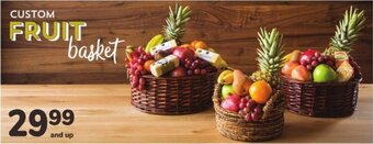 Albertsons Custom Fruit Basket offer