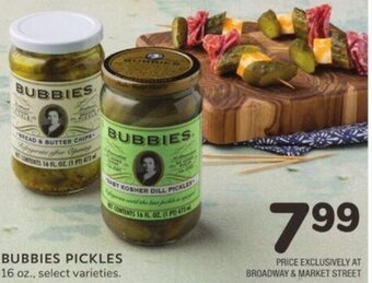 Albertsons Bubbies Pickles 16 oz. offer