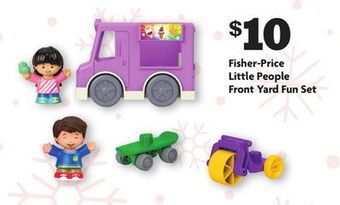 Family Dollar Fisher-price little people front yard fun set offer