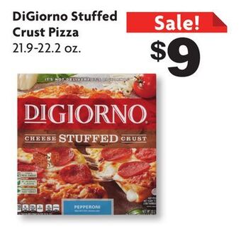 Family Dollar Digiorno stuffed crust pizza offer