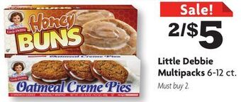 Family Dollar Little debbie multipacks offer