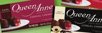 Family Dollar Queen anne french vanilla, dark, or milk chocolate covered cherries offer