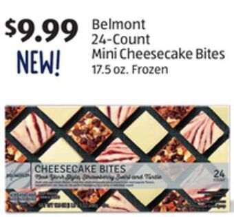 Aldi Belmont 24-count mini cheesecake bites offer