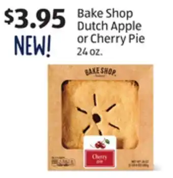 Aldi Bake shop dutch apple or cherry pie offer