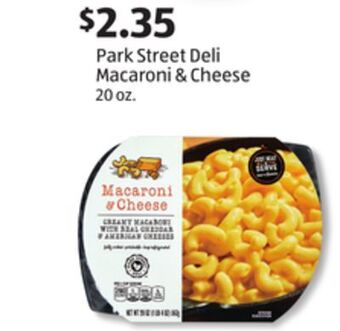 Aldi Park street deli macaroni & cheese offer